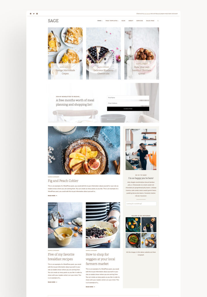 Sage Theme