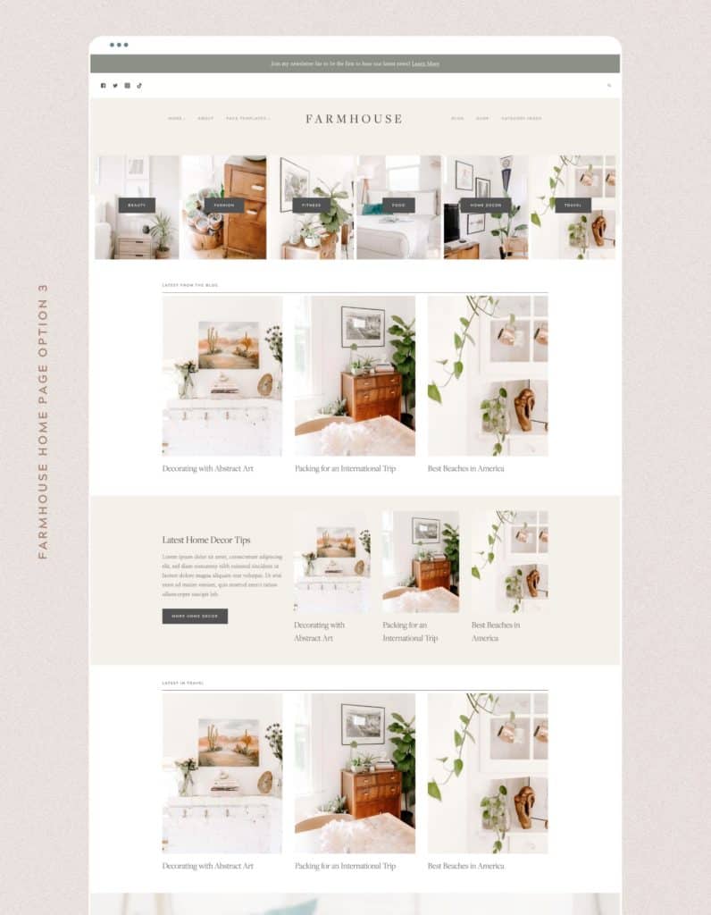 Affordable & Customizable Feminine WordPress Themes - Restored 316