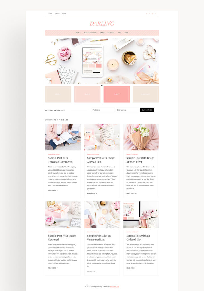 Darling Theme