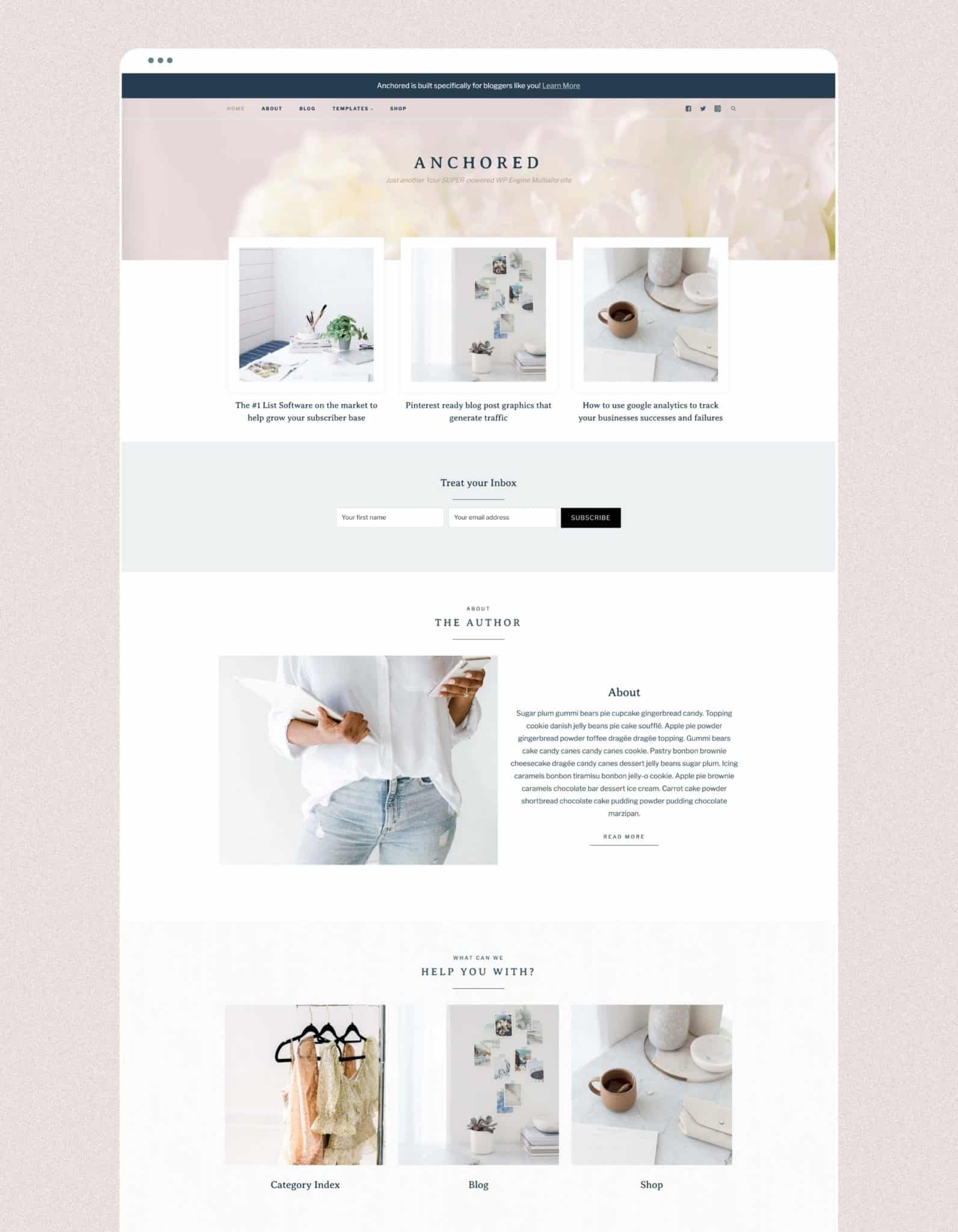 Feminine WordPress themes for female entrepreneurs - Wordpress Themes ...