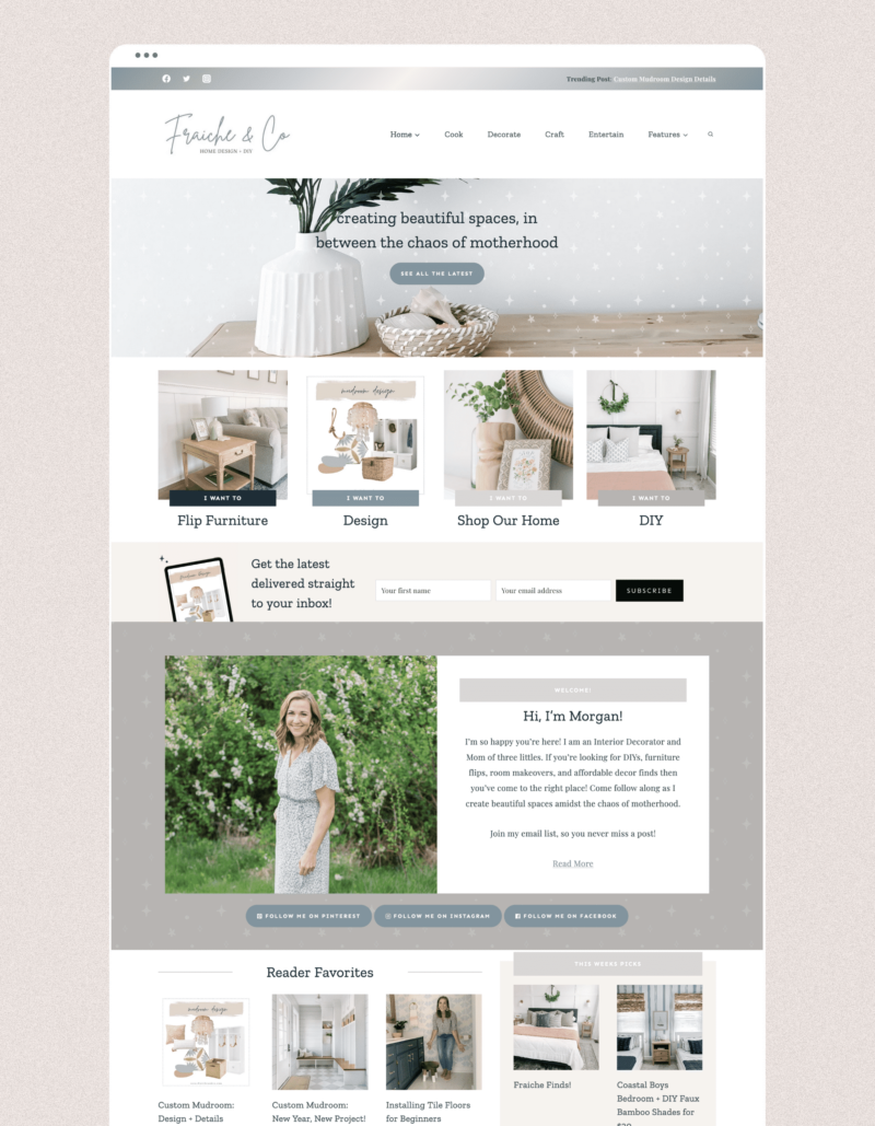 Feminine WordPress themes for female entrepreneurs - Create Theme ...