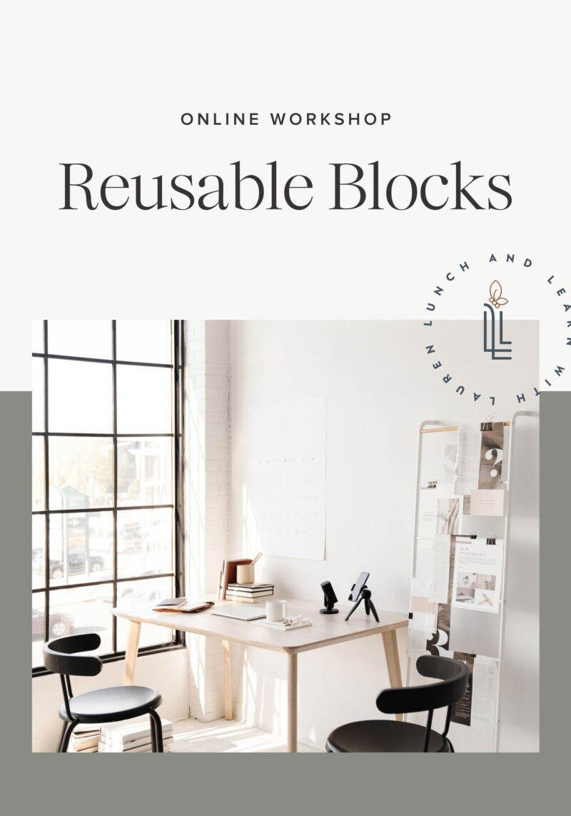 Reusable Blocks Workshop