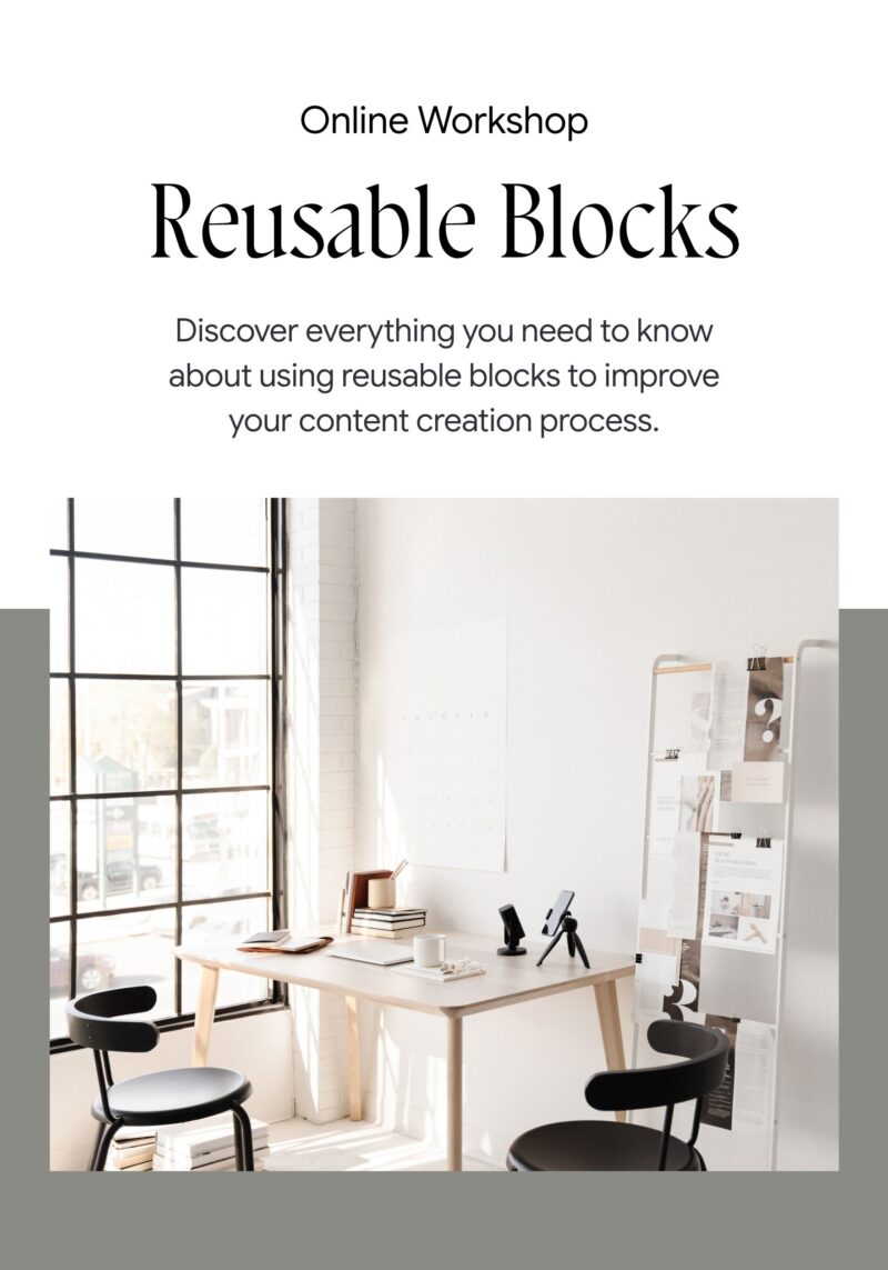 Reusable Blocks Workshop