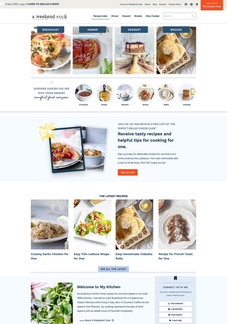 A Weekend Cook