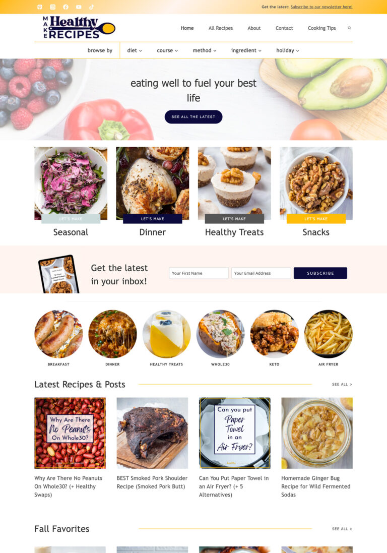 Make Healthy Recipes