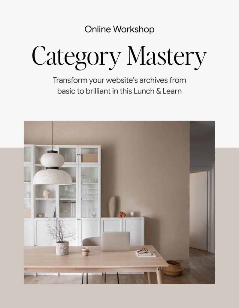 Category Mastery Workshop