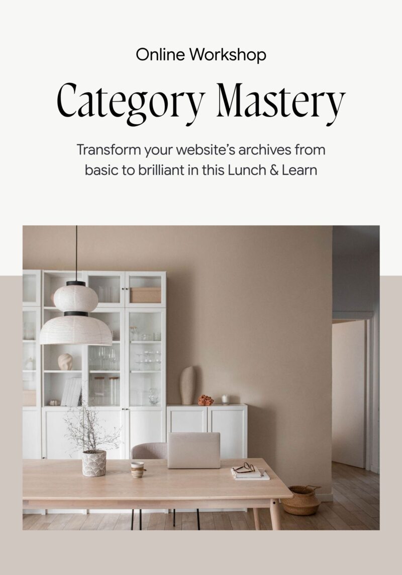 Category Mastery Workshop