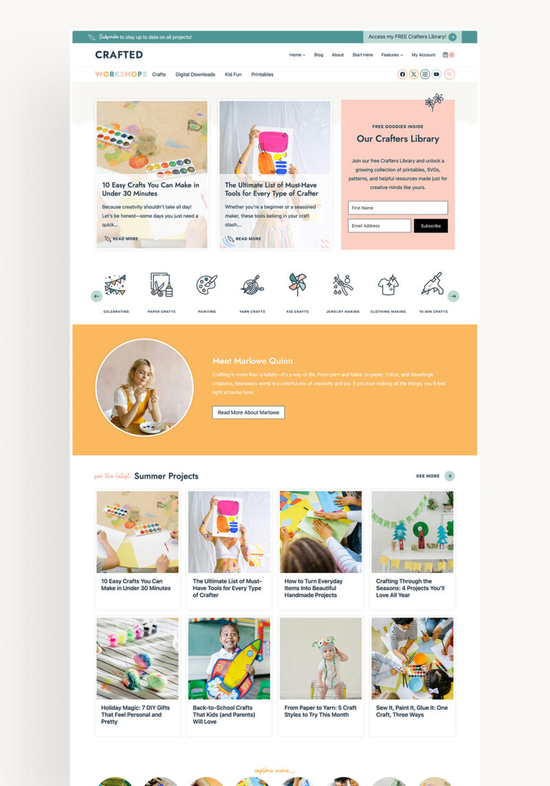 Crafted Theme