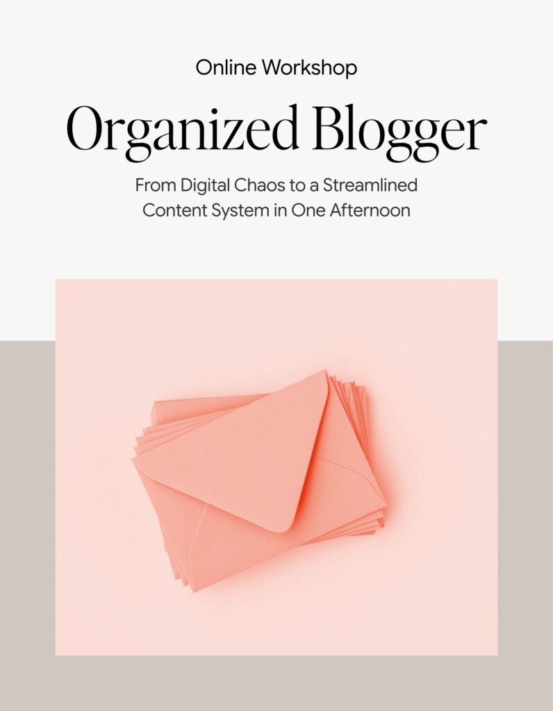 Organized Blogger
