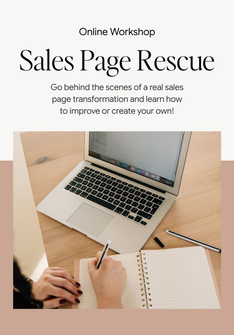 Sales Page Rescue