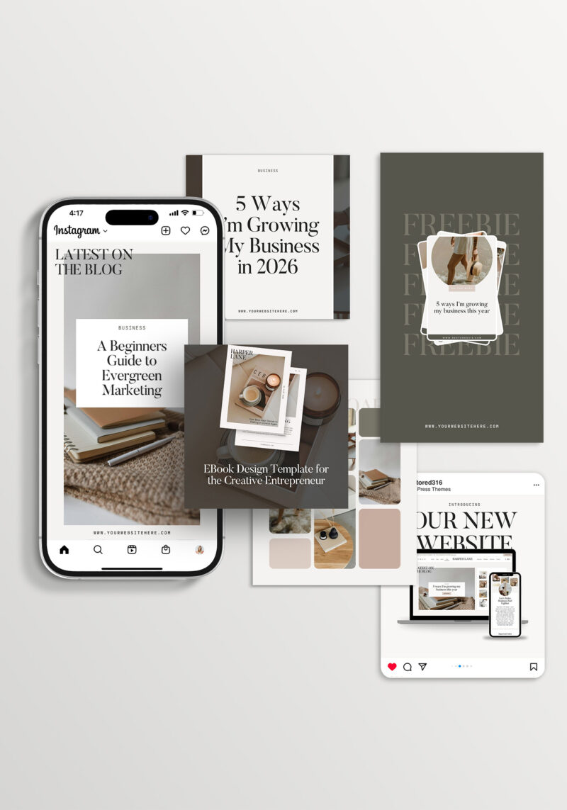 Harper Social Media Canva Bundle