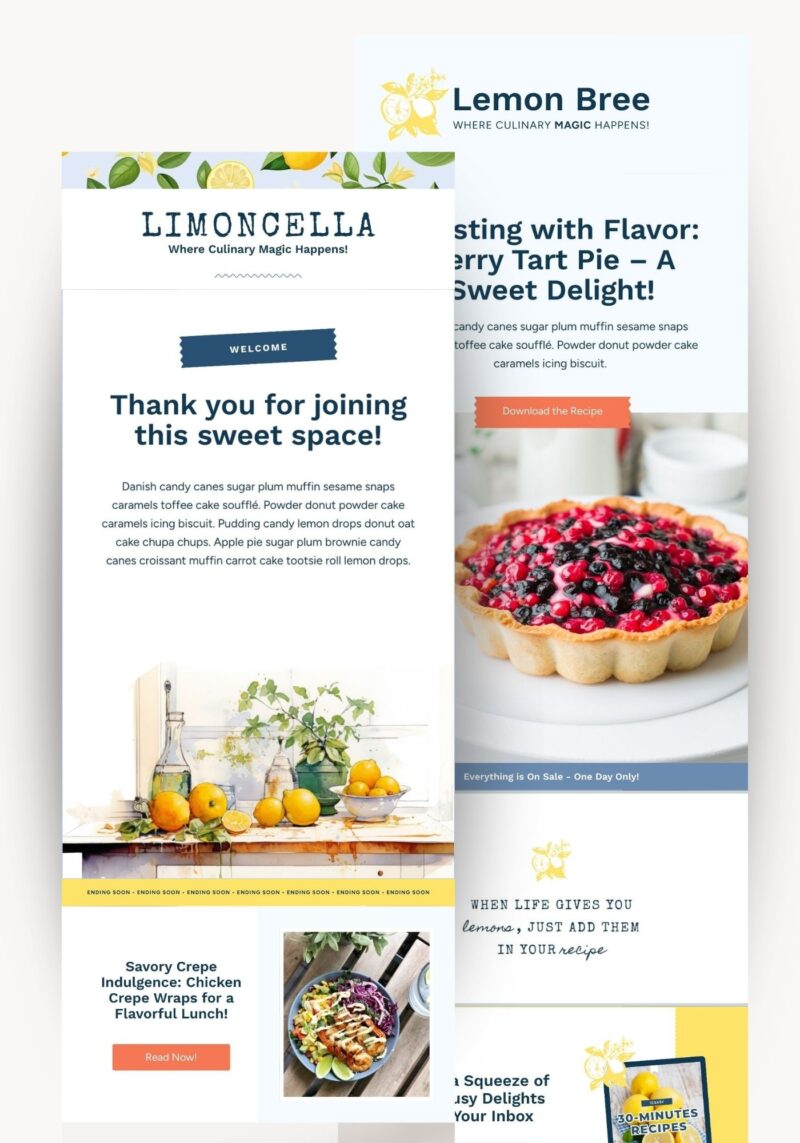 Limoncella Email Graphics