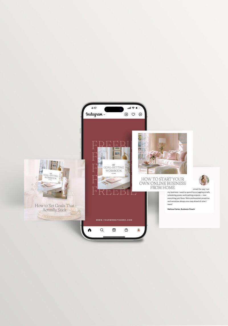 Sarah Social Media Canva Bundle