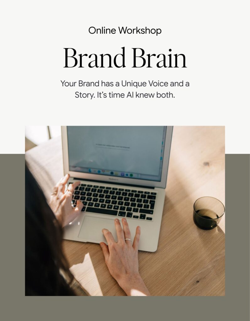 AI Brand Brain Builder workshop by Lauren Dierschke of Restored 316